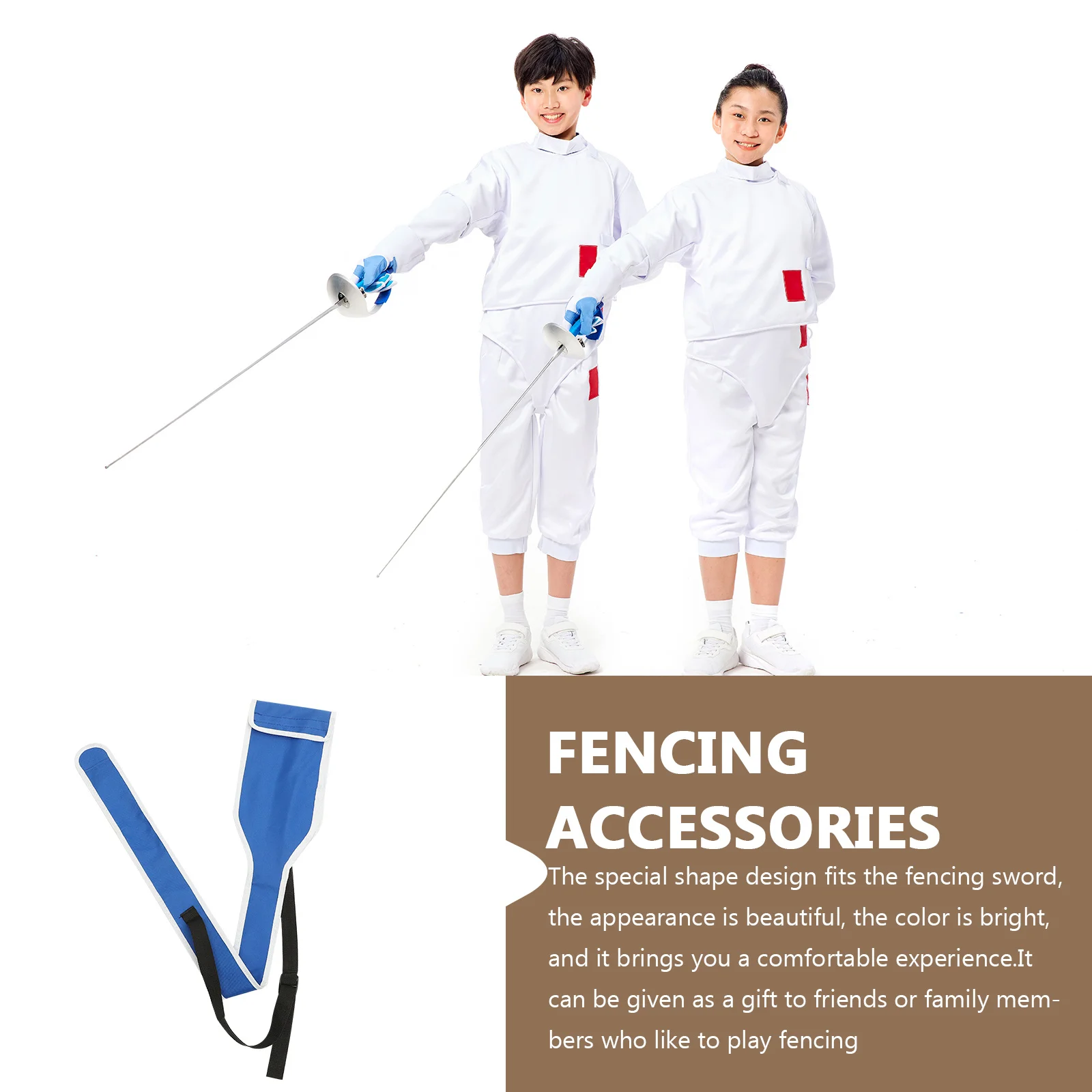 

Fencing Bag Heavy Duty Oxford Fabric Sword Pouch Pressure Resistant Lightweight Easy Carry Protection for Fencing Equipment