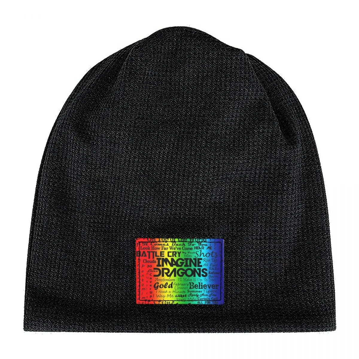 Imagine Dragons Warm Fleece-Lined Cap Hip Hop Bonnet Hat Autumn Winter Outdoor Beanies Hats for Unisex Adult