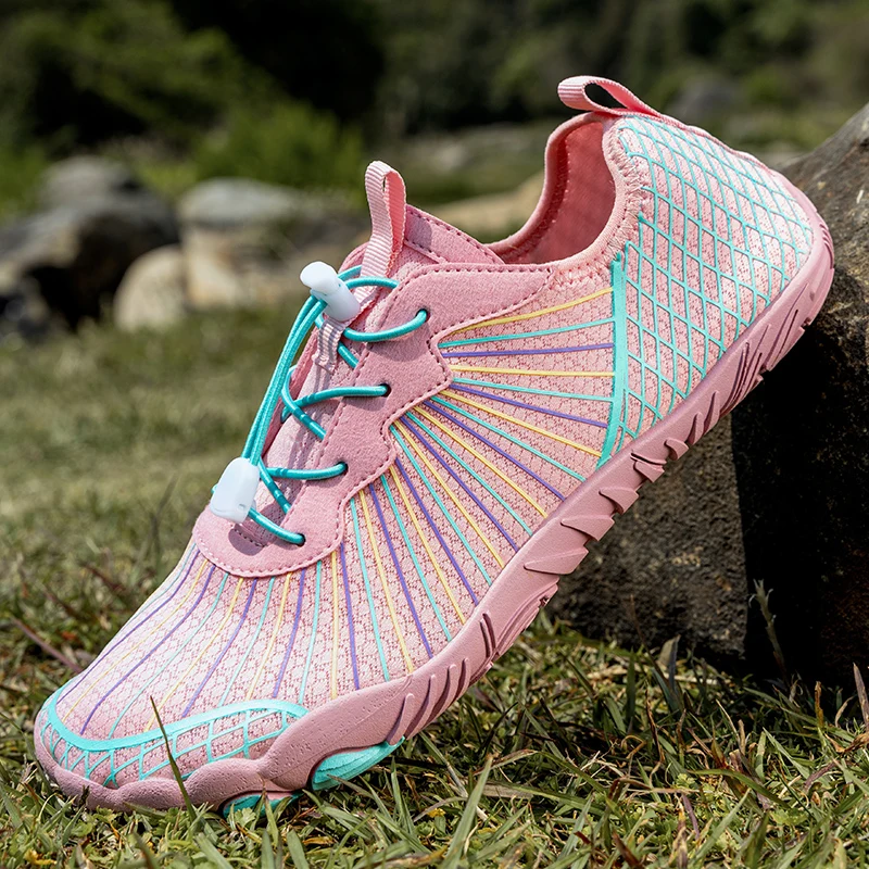 

Пара обуви вверх по течению, летние уличные дренажные быстросохнущие пляжные туфли для босиком, легкие пляжные сандалии для фитнеса, плавания, серфинга