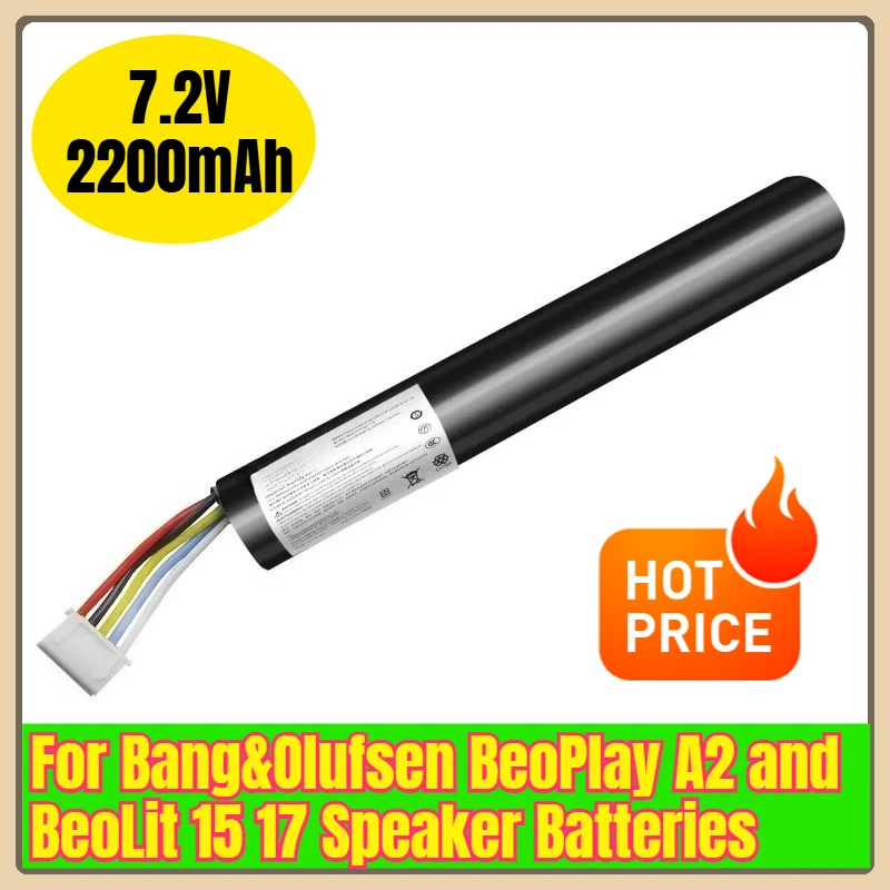 

Аккумуляторы 7.2V 2200mAh для колонок Bang&Olufsen BeoPlay A2 и BeoLit 15 17