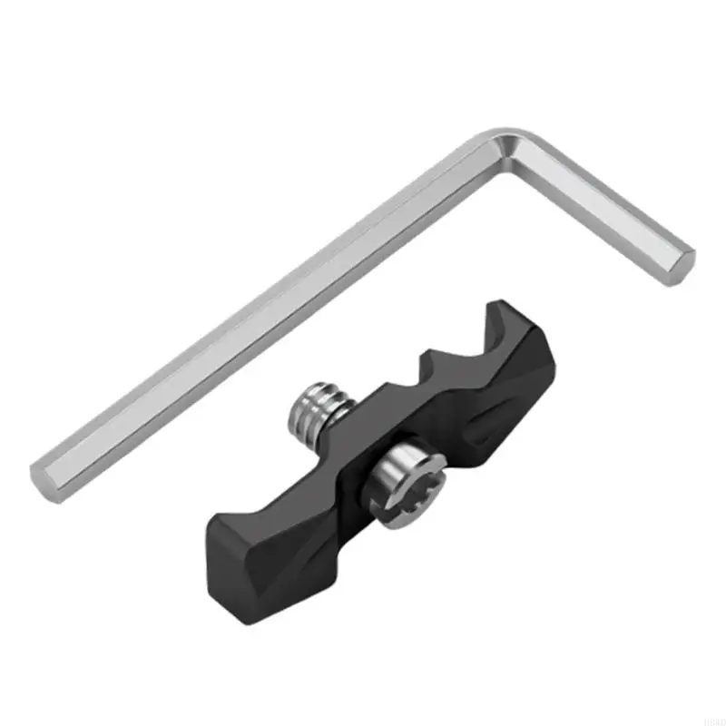 Mirrorless Camera Monitor Cage Rig 3 Slot Cable Clamp with Wrench L Plate Fitting Wire Clip Studio Cable Holder Clip H8WD