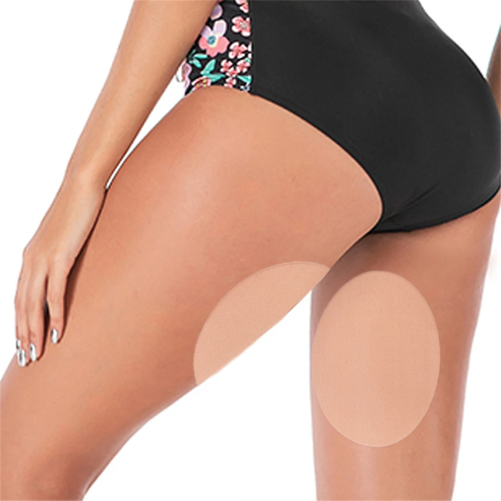 

1Pair Inner Thigh Anti-Wear Patch Tape Unisex Disposable Invisible Breathable Body Elastic Leg Warmer Bandage Anti-Friction Pads