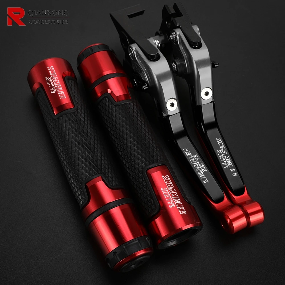 ملحقات الدراجة النارية لـ Dukati SCRAMBLERSIXTY2 تشويش إذاعي SIXTY2 2015-2019 2018 2017 مقبض قبضة اليد مجموعة عتلات دواسة فرامل