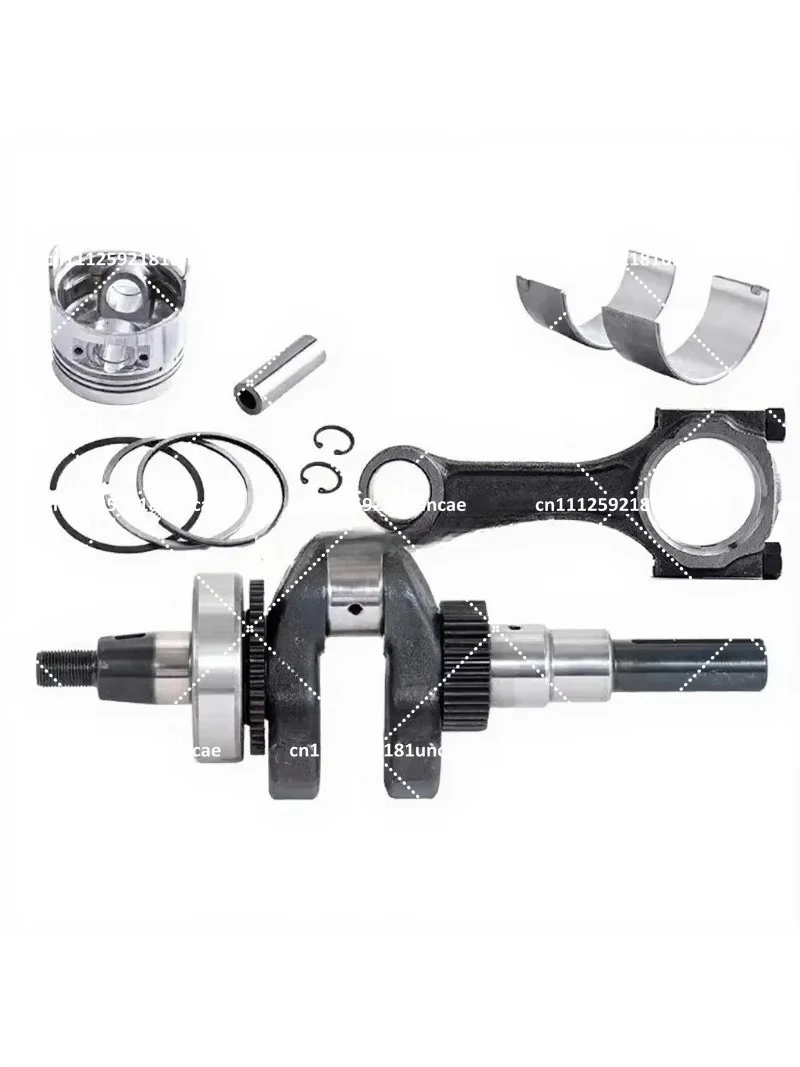 Engine Parts Crankshaft Piston  Kit for  195F Tapered Crankshaft Assembly (Connecting Rod Hole Spacing 86.5)Models