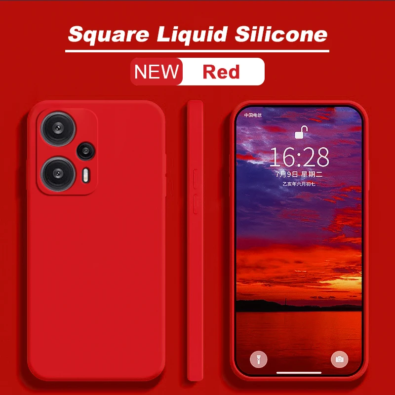 Poco F5 F5 PocoF5 Pro Hülle Original Flüssigsilikon Soft Cover für Xiaomi Poco F5 F5 PocoF5 Pro F5Pro stoßfeste Handyhüllen – Detail 9