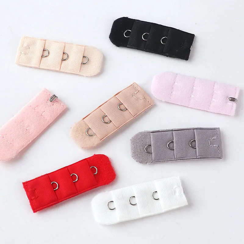 Buckle underwear accessories adjustment extension lengthened bra extender 1 hooks lengthened breasted belt hook and eye tape