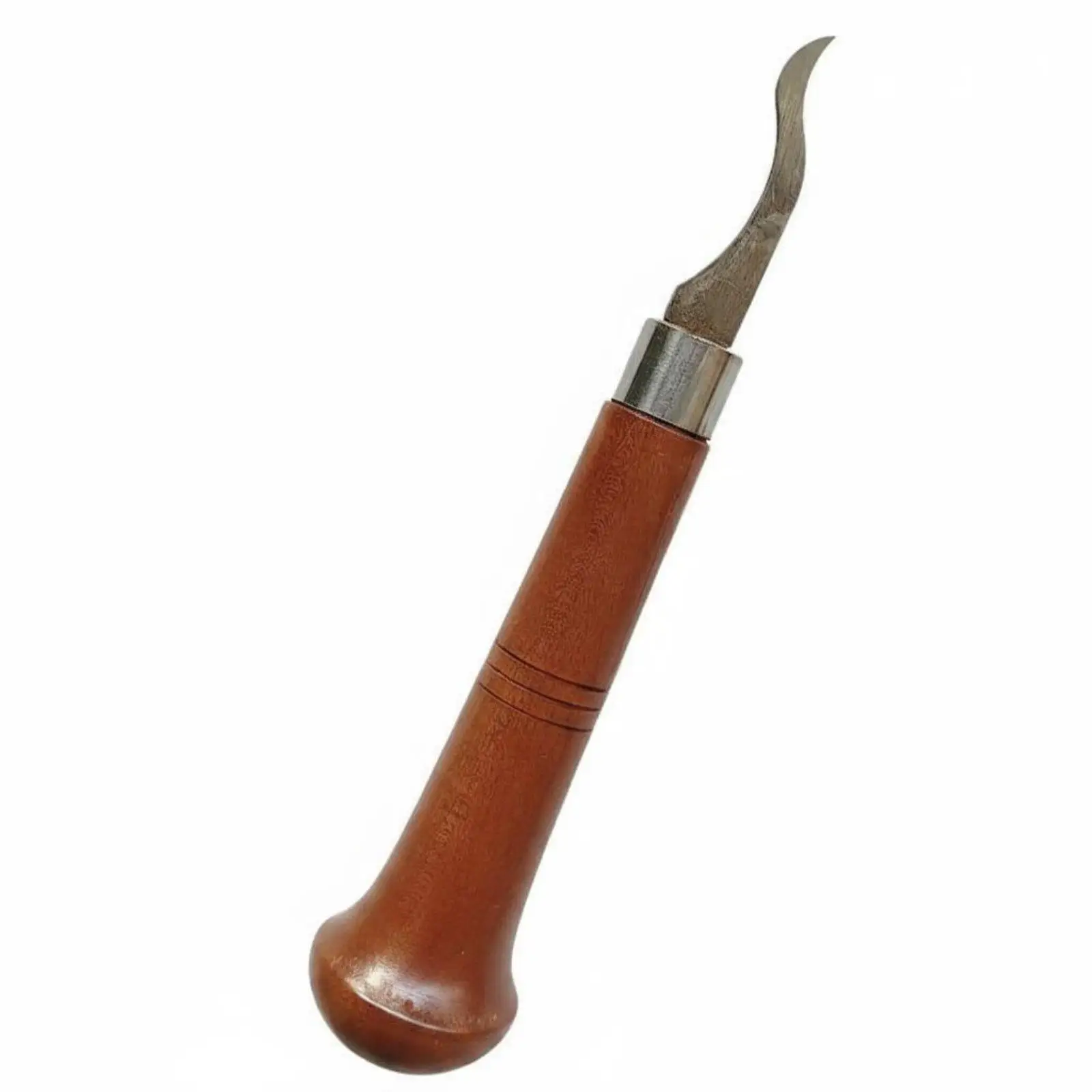 Industrial Device Violin Channel Cleaner High-speed Steel Purfling Groove Knife with Wooden Handle for Repair Shop
