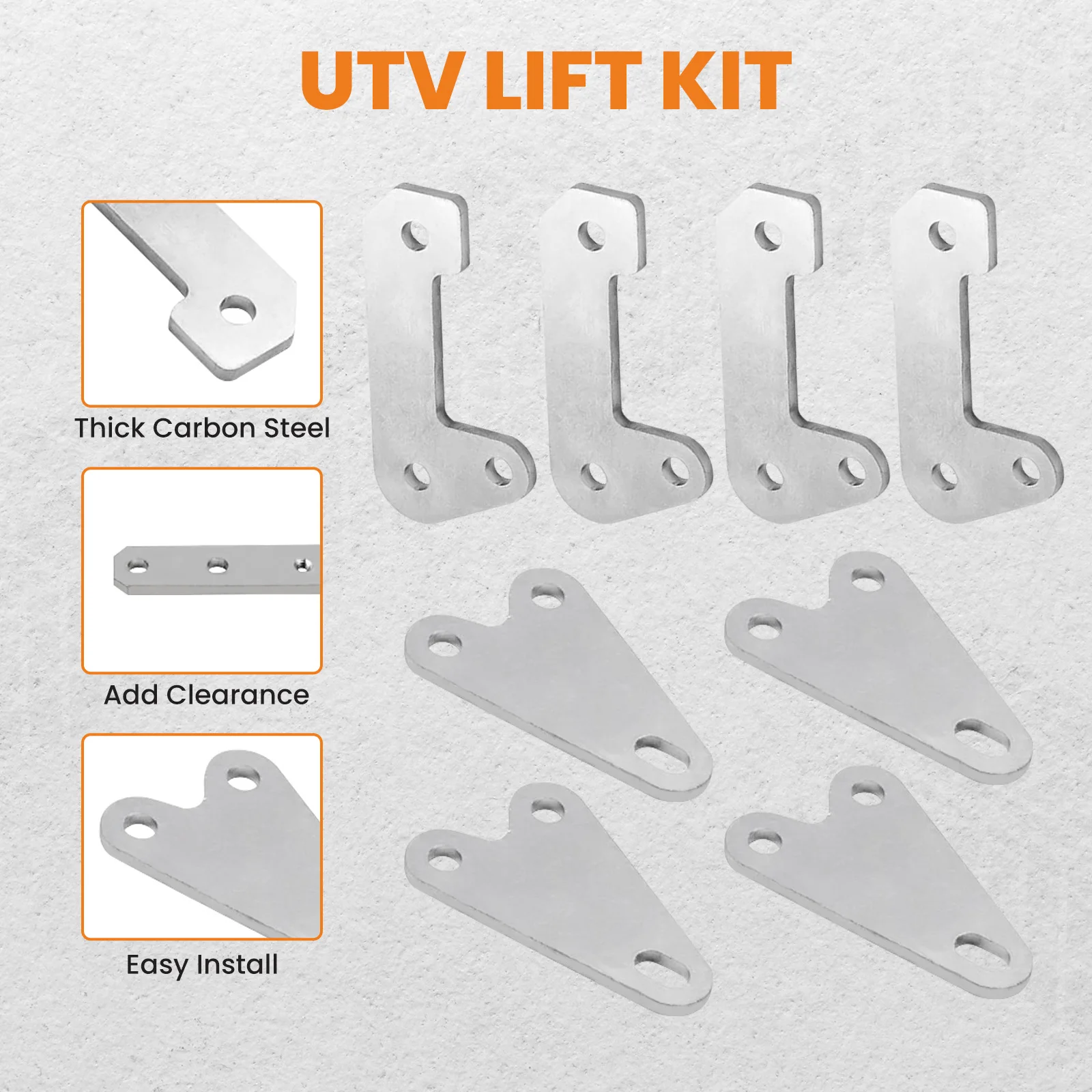 Kit Pengangkat Leveling Depan & Belakang 2 "Cocok untuk Polaris Ranger 900 XP ATV 2013-2019