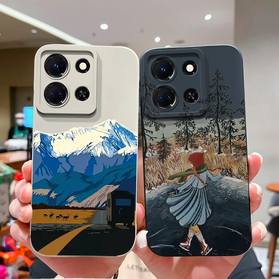 For Infinix Note 30 30i 30 Pro Vip 4G 5G Phone Case Cute Owl Back Cover Shell For Infinix Note30i Note30Pro Note30Vip Funda Capa