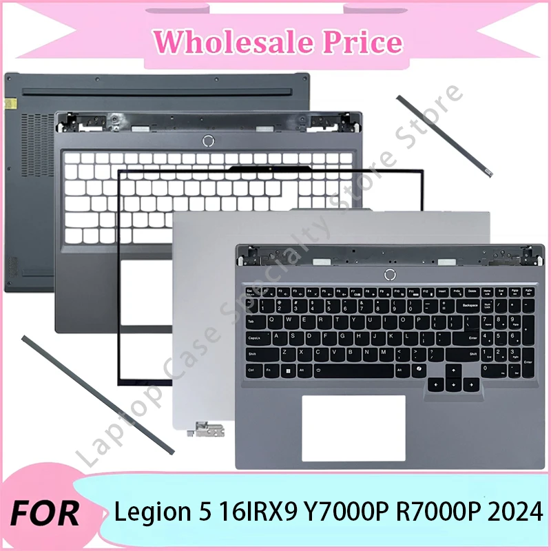

NEW For Lenovo Legion 5 16IRX9 Y7000P R7000P 2024 Laptop LCD Back Cover/Front Bezel/Palmrest/Bottom Case/Hinge Cover/Keyboard