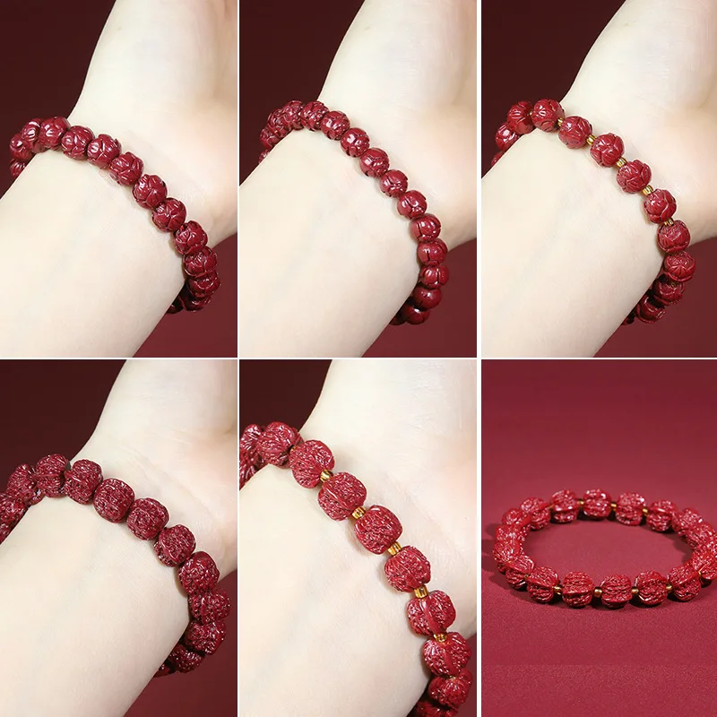 Natural Bracelet, Handmade With Beads, Suitable Both Men Women, Featuring Purple
