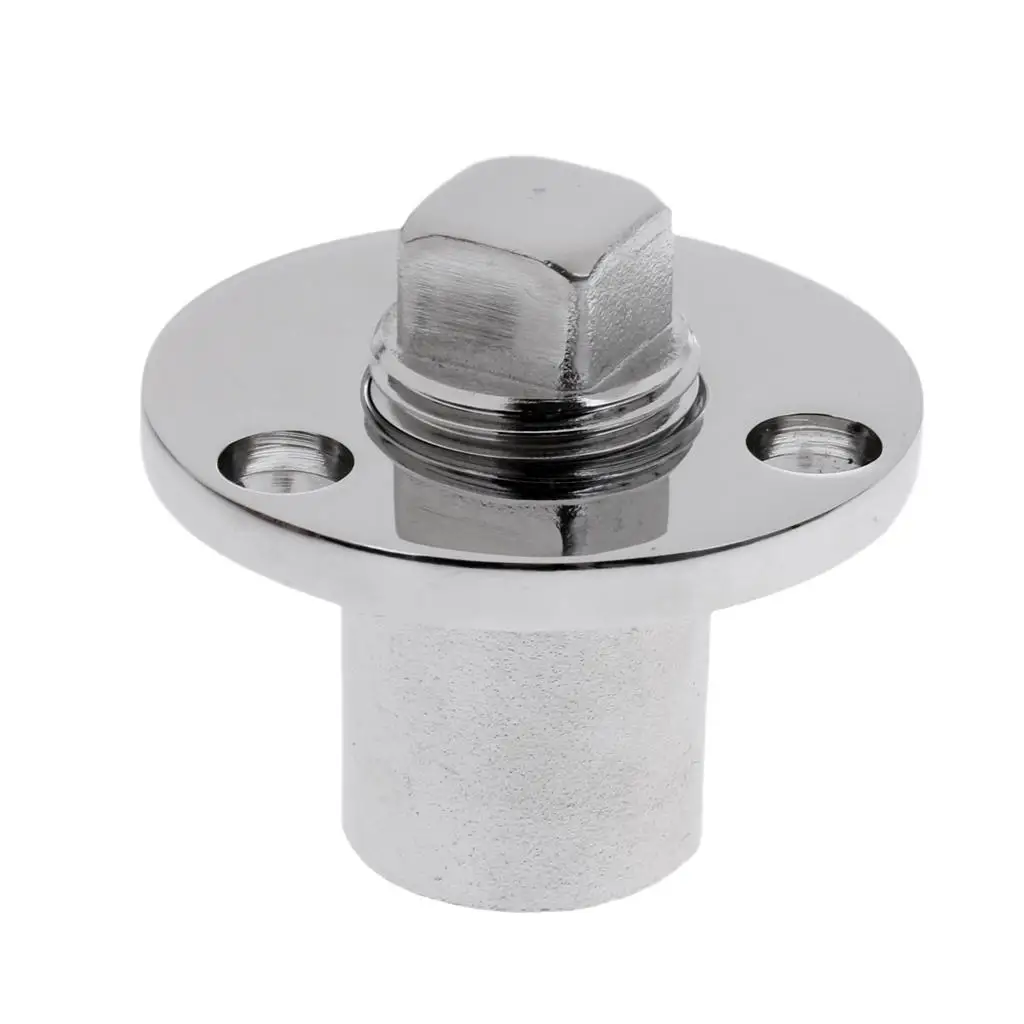 

Stainless Steel 7/8" Screw Type Garboard Drain Plug Replacement for Boats