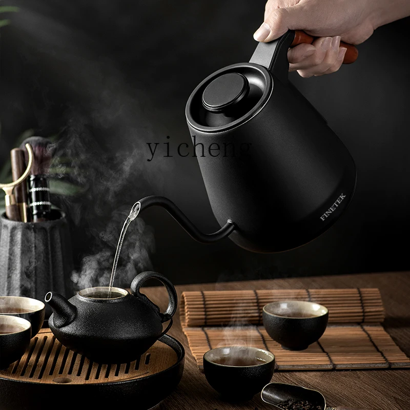 ZF Hand Made Coffee Maker Narrow-Mouth Pot Electric Kettle Tea Constant Temperature Boiling Water