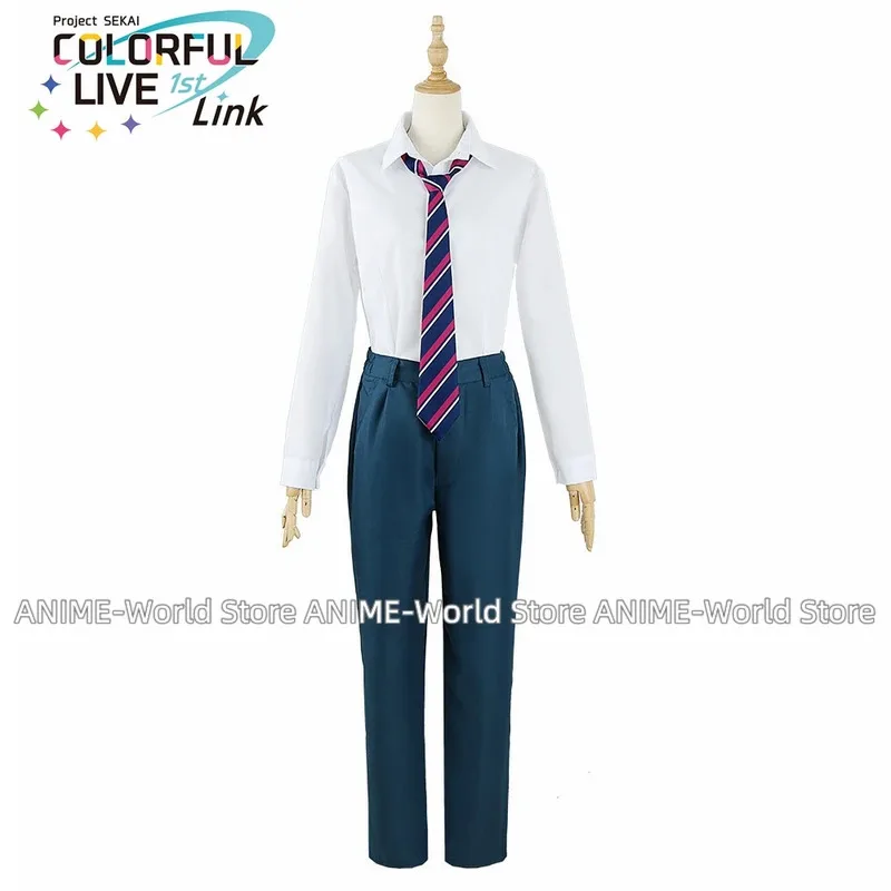 

Красочная сцена проекта Sekai 202. Tenma Tsukasa Косплей Костюм Аниме Платья Рождество Хэллоуин Парик