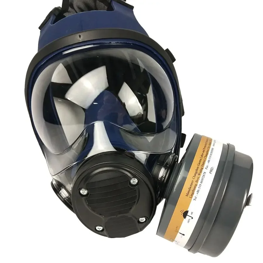 RD40 Connection 5 Points Head Belt Chemical Dust Toxic Gas Mask Safety Full Face Silicone nbc Gas Mask