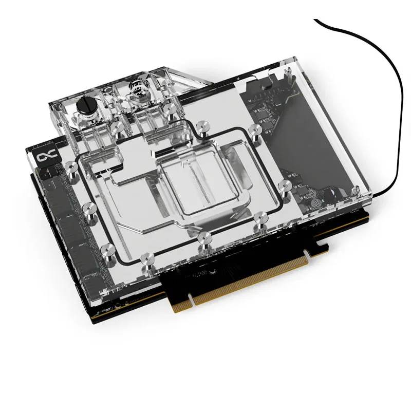 Imagem -03 - Alphecool Eisblock Aurora Water Block Serve para Gigabyte Geforce Rtx 4070 ti Eagle Jogos Aero Card Cooler com Backplate