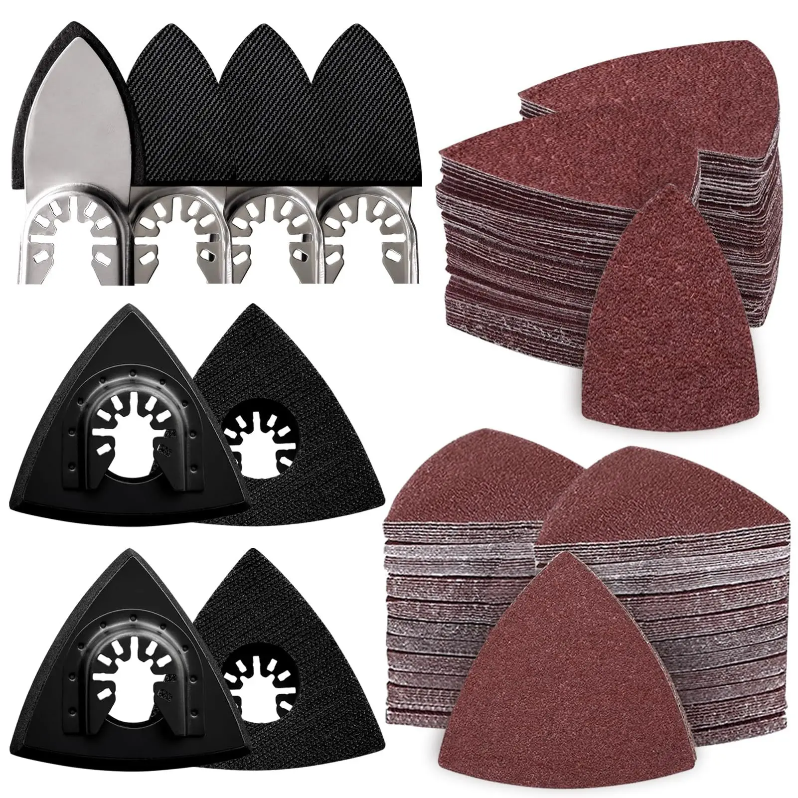 

Набор из 208 предметов для осциллирующих инструментов: комплект для шлифовки и полировки, совместим с Bosch, Dewalt, Makita и большинством мультитулов