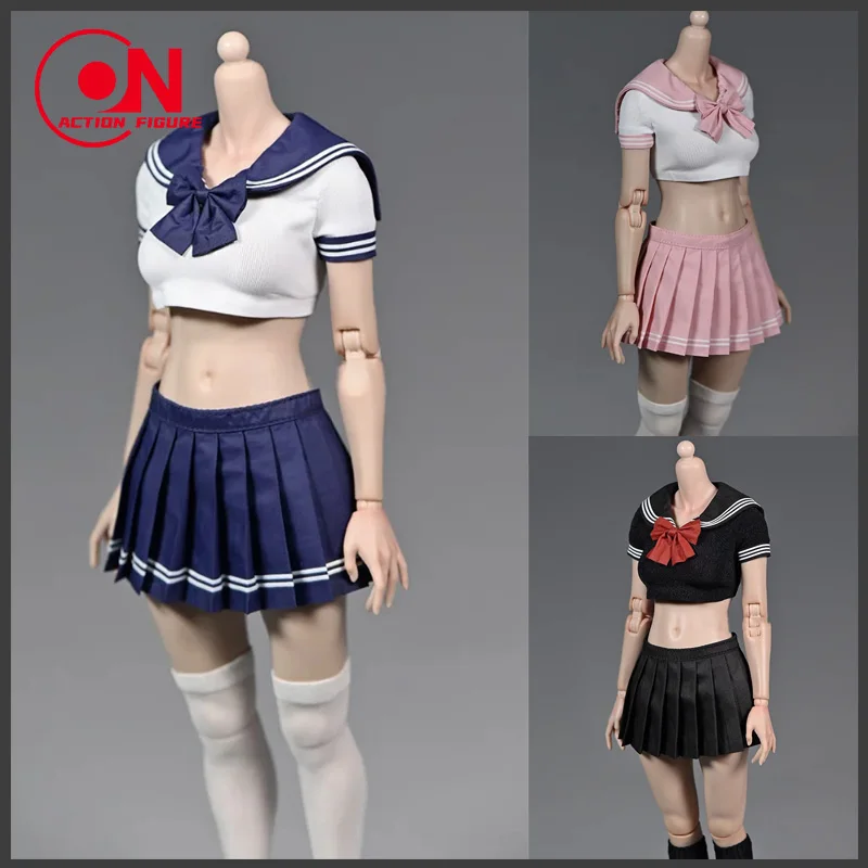

Короткая форма JK для школьниц по индивидуальному заказу 1/6, плиссированная юбка, модель одежды, подходит для 12-дюймового солдата worldbox, экшн-фигурки, куклы