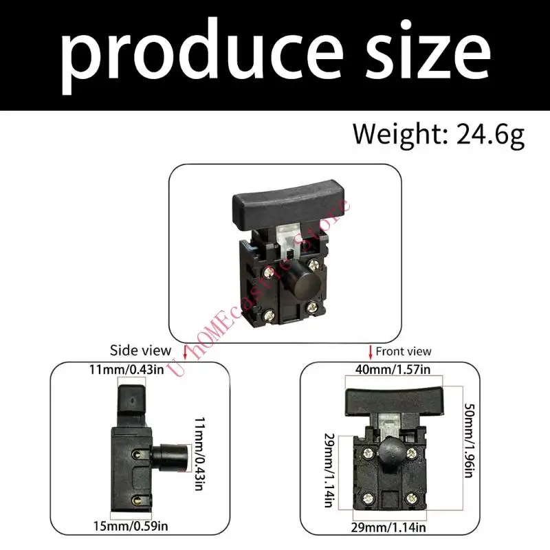 63HF 2Pcs Lightweight Switcher Control For Electric Power Tool Woodworking Equipment