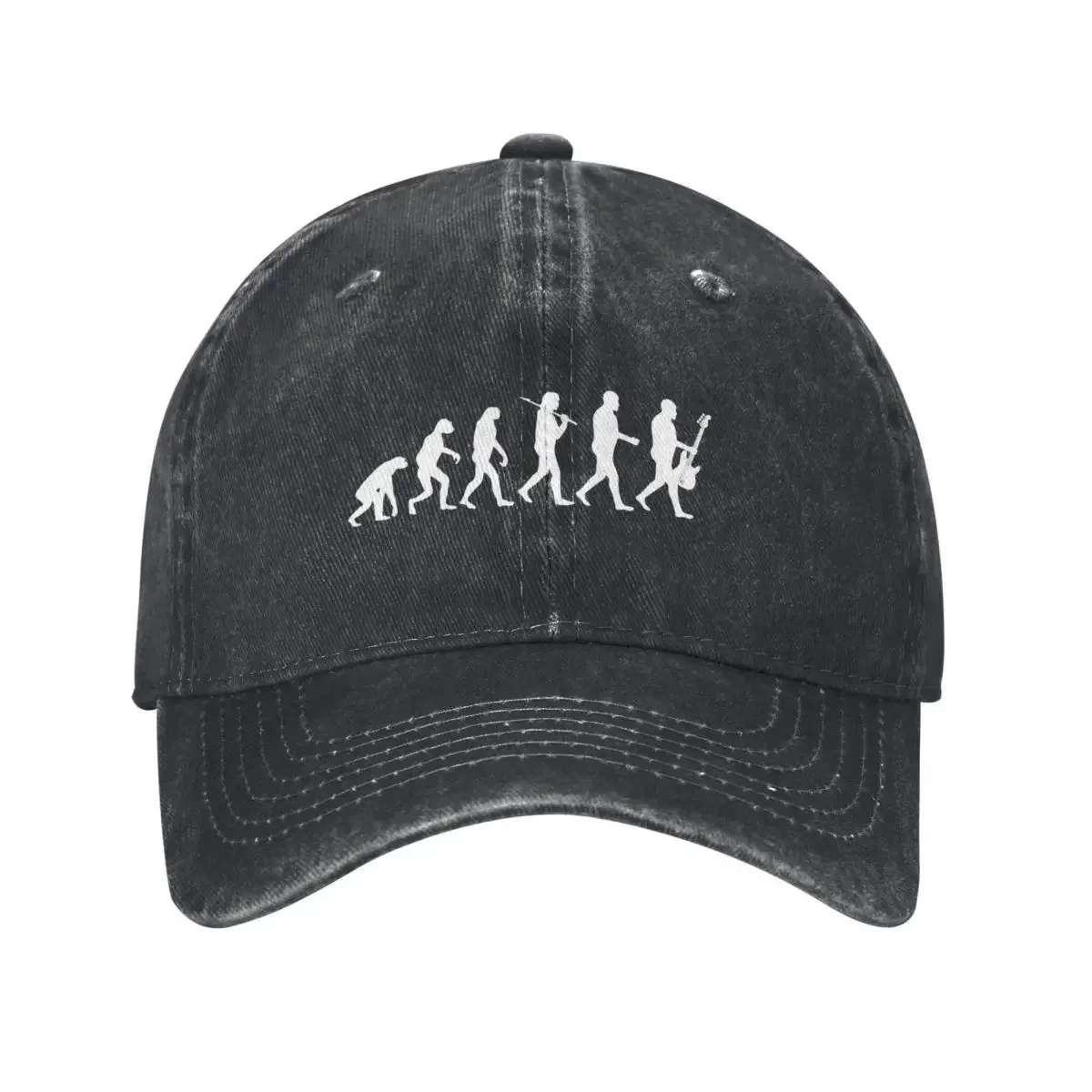 Bass guitar evolution Baseball Cap dad hat fishing hat Golf Hat Mens Caps Women's