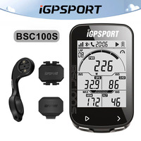 iGPSPORT BSC100S Bike Computer GPS Bike Speedometer Cadence Sensor Bike Wireless Stopwatch IPX7 Waterproof Cycling Accessories