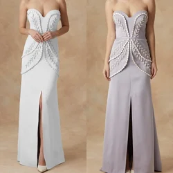 Customized Exquisite Jersey Pleat A-line Sweetheart Midi Dresses Bespoke Occasion Dresses Modern Style Pastrol Unisex Chinese St