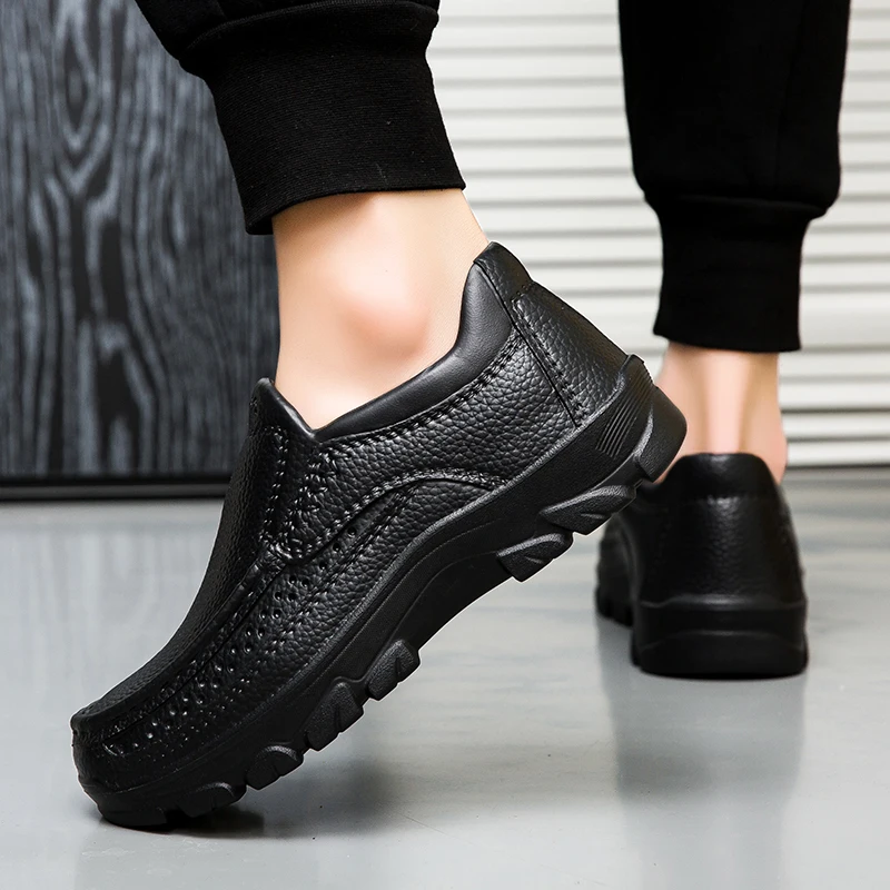 Kochschuhe für Herren, wasserdicht und ölbeständig, Küchenarbeitsschuhe, ultraleichte, rutschfeste EVA-Freizeitschuhe mit weicher Sohle für Herren, Gartenschuhe – Detail 10