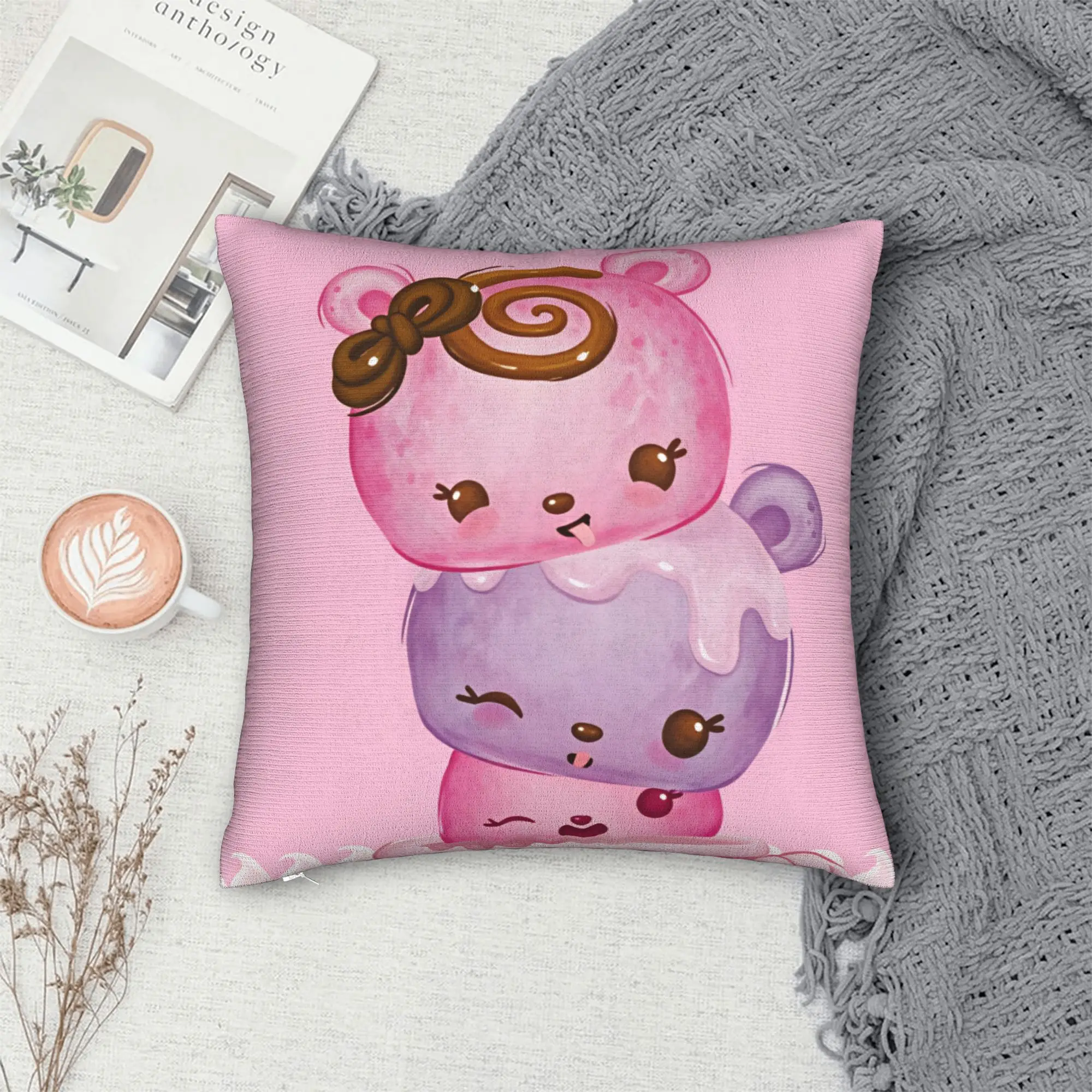 Num N-Noms BRAND Pillow Cover  Custom Cushion Cover Funny Pillow Case For Couch Sofa Bedroom