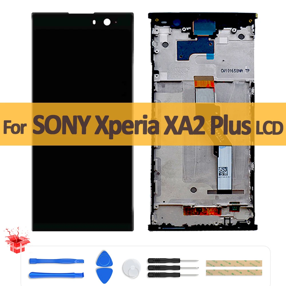 

6.0" For Sony Xperia XA2 Plus Display Touch Screen Digitizer LCD For Sony XA2 Plus LCD With Frame XA2 Plus H4413 Replacement