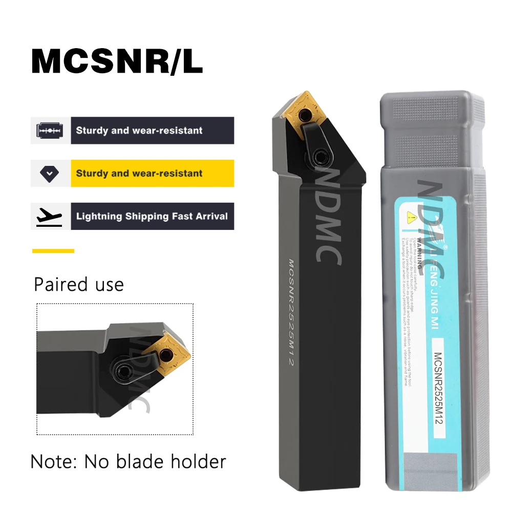 

MCSNR1616H12 MCSNR2525M12 MCSNR2020K 12MCSNR2525M12 Внешний держатель токарных инструментов Токарный станок с ЧПУ Режущие инструменты Расточная оправка, для CNMG