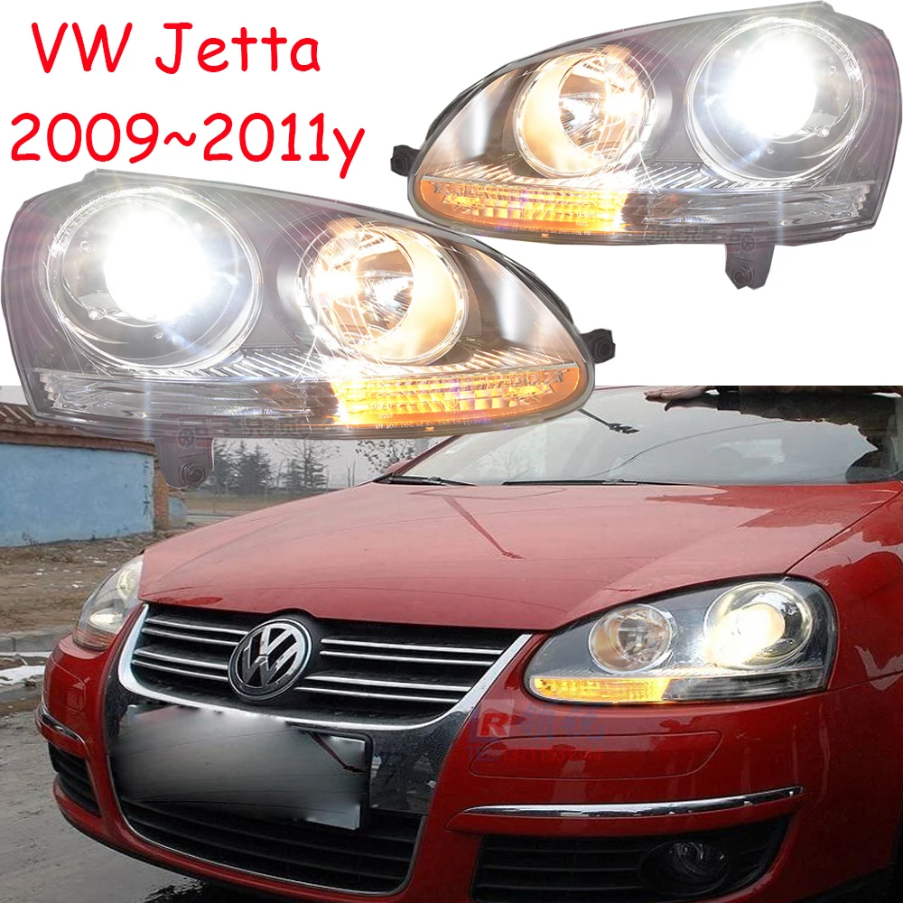 

car bumper Sagitar headlamp for Volkswagen Jetta Golf5 headlight 2009~2011y car accessories head lamp for VW Jetta fog light