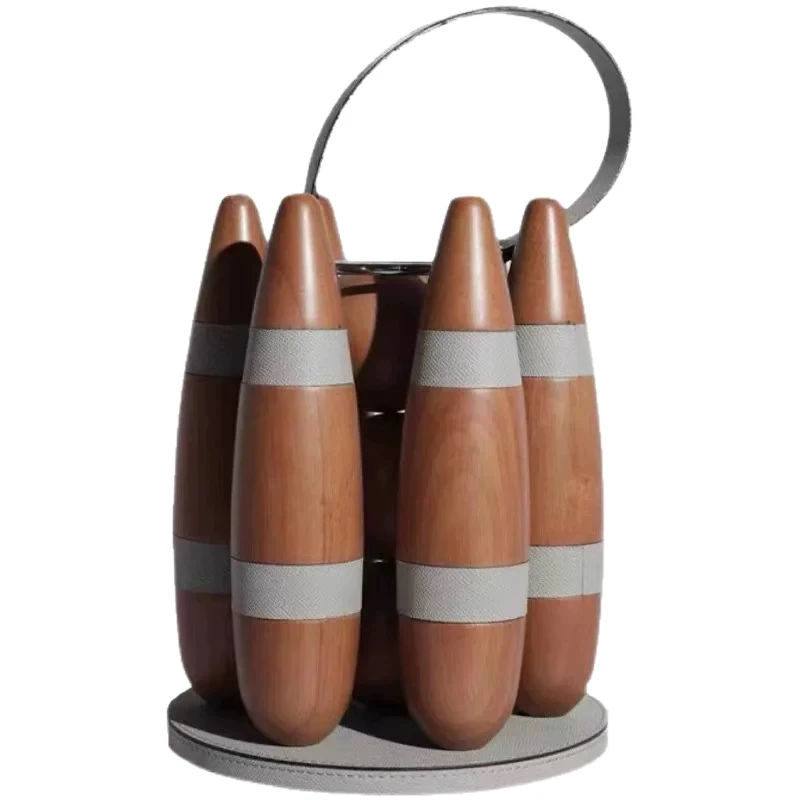 

Creative bowling geometric tabletop ornament living room TV cabinet home accessories