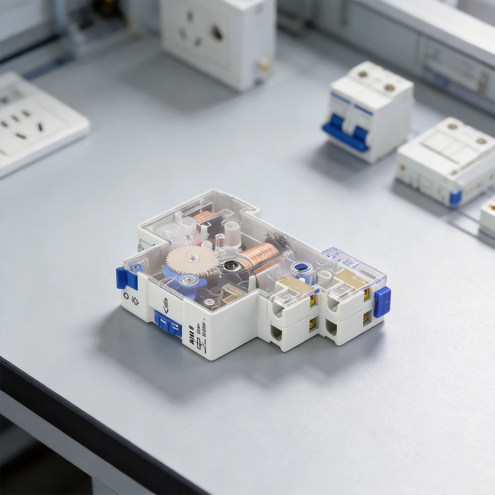 Automatic Lighting Control 230V Timer Relay DIN-Rail Mounting Adjustable Timer Relay Switch For Advertising Displays