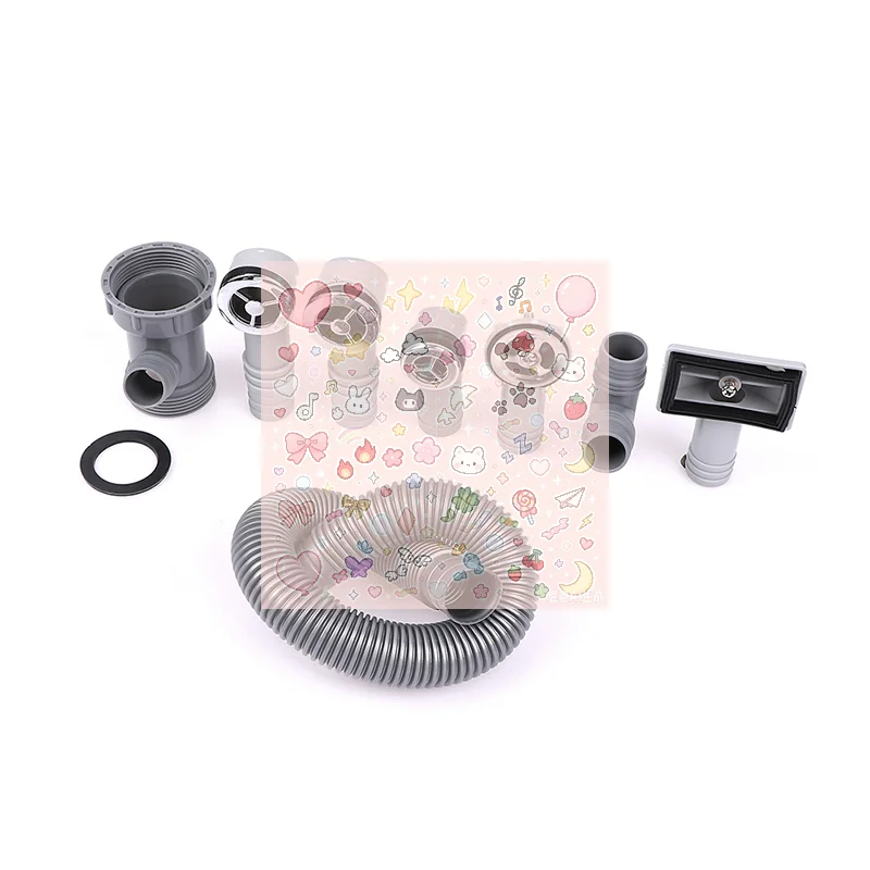 Kitchen Basin Overflow Hole Drainage Water Pipe Three Head Sink Connector