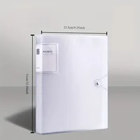 Portfolio Binder with Plastic Sleeves, Pocket Portfolio Folder with Clear Sheet Protectors, Scrapbooking Storage 3