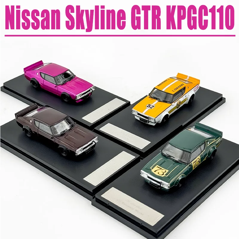 

TS Model 1/64 Nissan Skyline GTR KPGC110 Alloy Toy Diecast Metal Model Gift