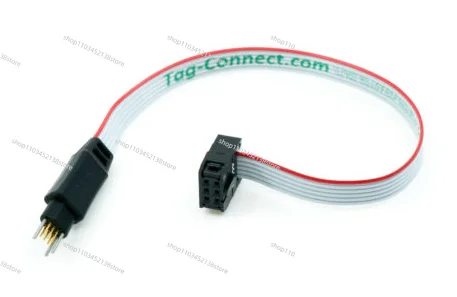 TC2030-IDC-NL-10 6-Pin Plug-of-Nails™ Spring-Pin Cable with JLINK