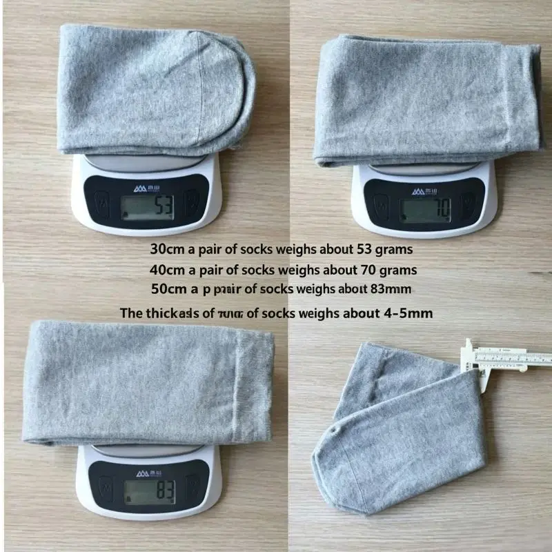 Thickened Pure Cotton Prosthetic Socks for Amputees, High Elasticity Residual Limb Socks Protective Cushion Sleeves view 5