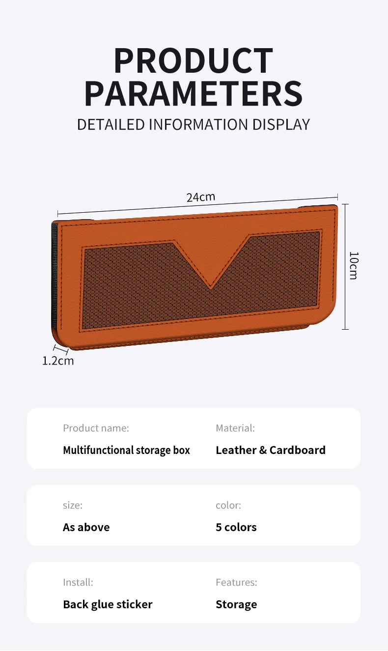 Auto Lagerung Tasche Auto Lagerung Tasche PU Leder Handy Tasche Klebrige Auto Net Tasche Multi-funktion Lagerung Tasche auto Zubehör – Detail 12