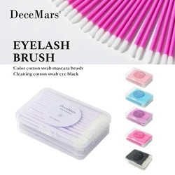 100 Pcs Micro Applicator Brush, Swabs, Disposable Eye Lashes Mascara Wands for Eyelash Extension