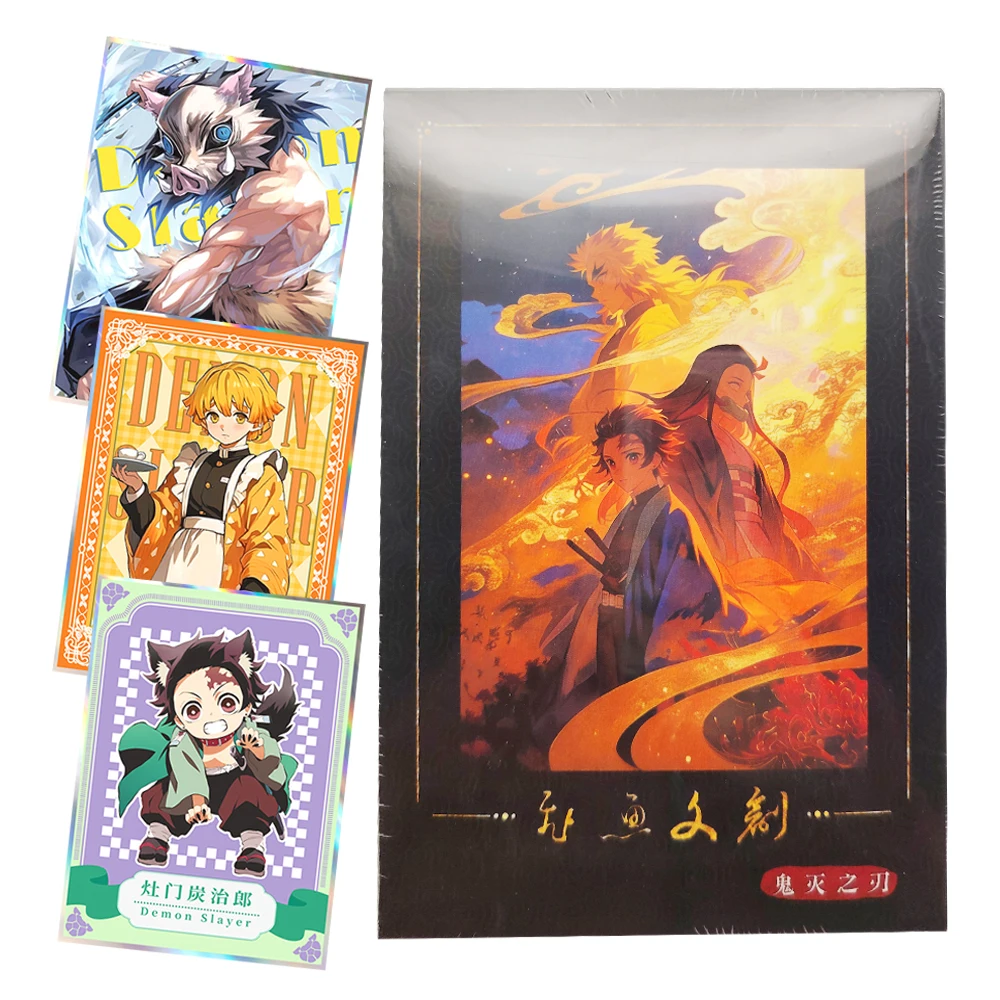 

Wholesale Demon Slayer Anime Collection Cards Kamado Nezuko Birthday Limited Hidden Acrylic Color Paper Cards Kid Favorite Gift