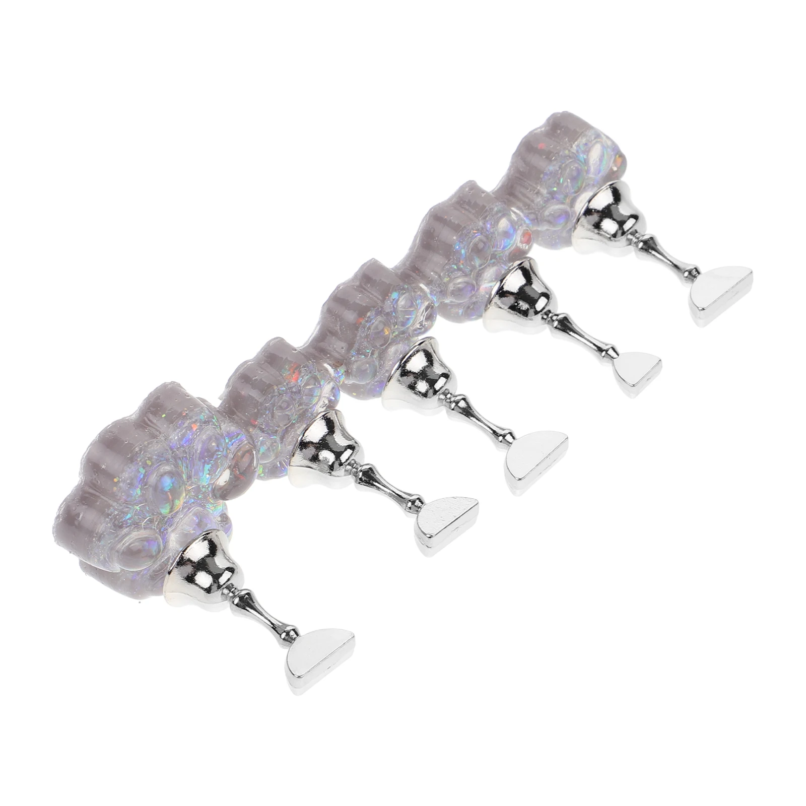

1Set Cat Paw Nail Practice Build Nail Art Display Rack for Painting Nails Convenient Portable Manicure Accessory