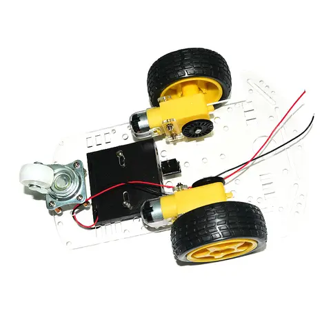Javino – Kit de châssis de voiture Robot intelligent, Kit d'encodeur de vitesse, boîte de batterie 2WD pour Arduino, livraison gratuite