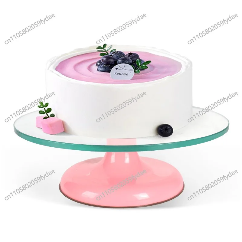 Tempered Glass Decorative Turntable Rotating Cake Baking Mold Tool