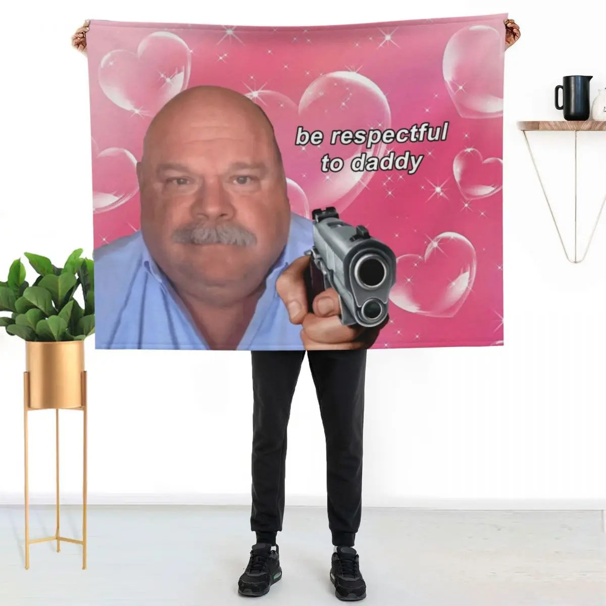 Daddy Winkle Bertram Be Respectful to Daddy Wow Yrs22 Throw Blanket Summer Beddings Furry Luxury Thicken For Sofa Thin Blankets