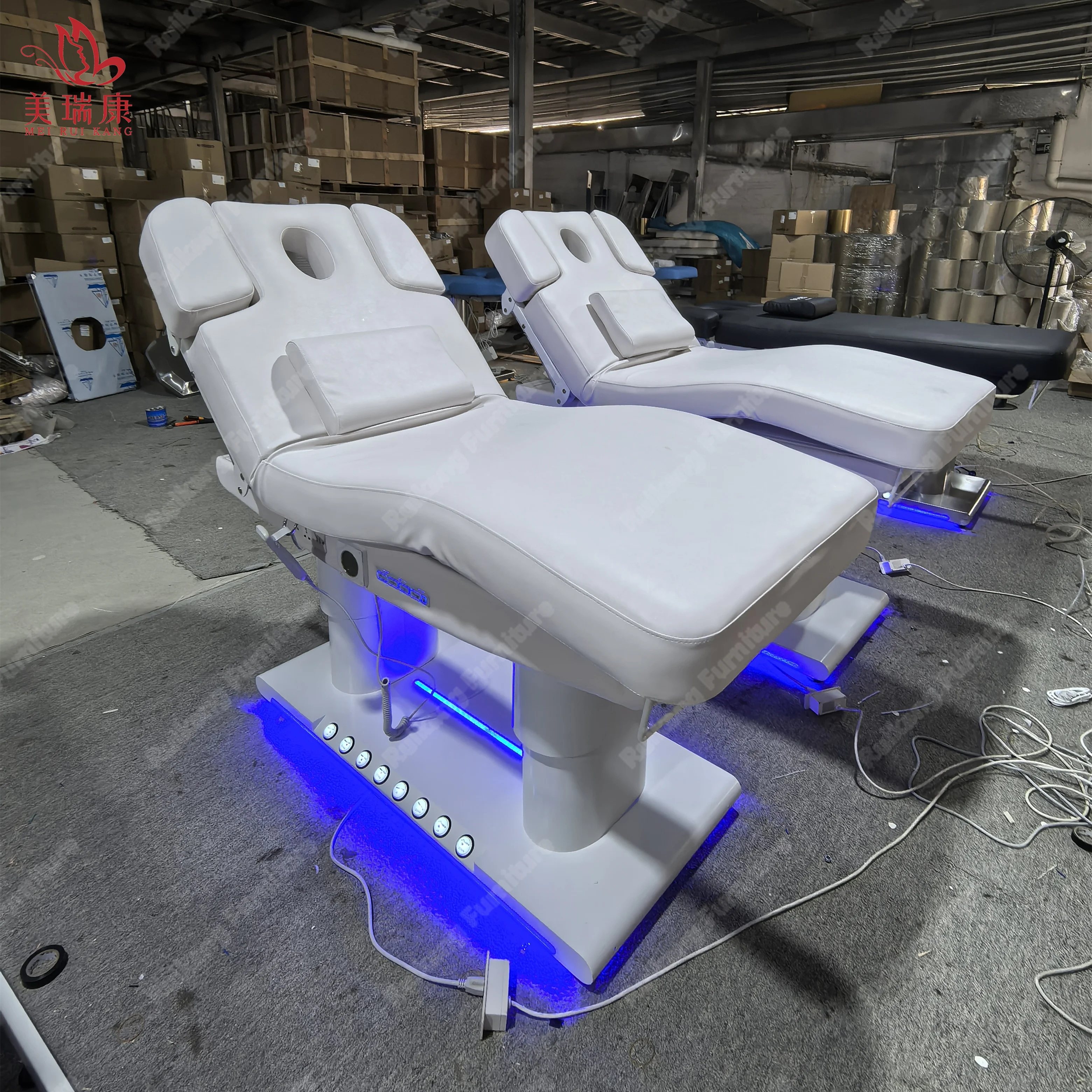 

Micro-whole Tattoo Surgery Injection Bed High-end Electric Beauty Bed Salon Facial 4 Motor Heating Massage Table