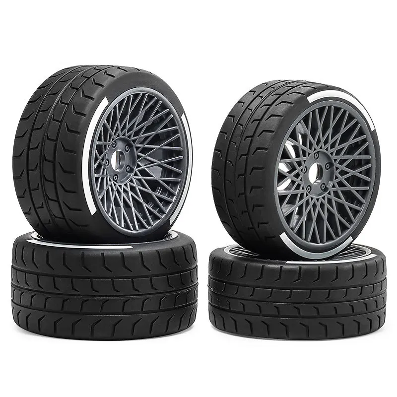 Zestaw kół i opon RC do Arrma 1/7 Felony 6S BLX Limitless F1/Infraction, kółka drogowe z mocowaniem 17mm Hex, zestaw do tuningu.