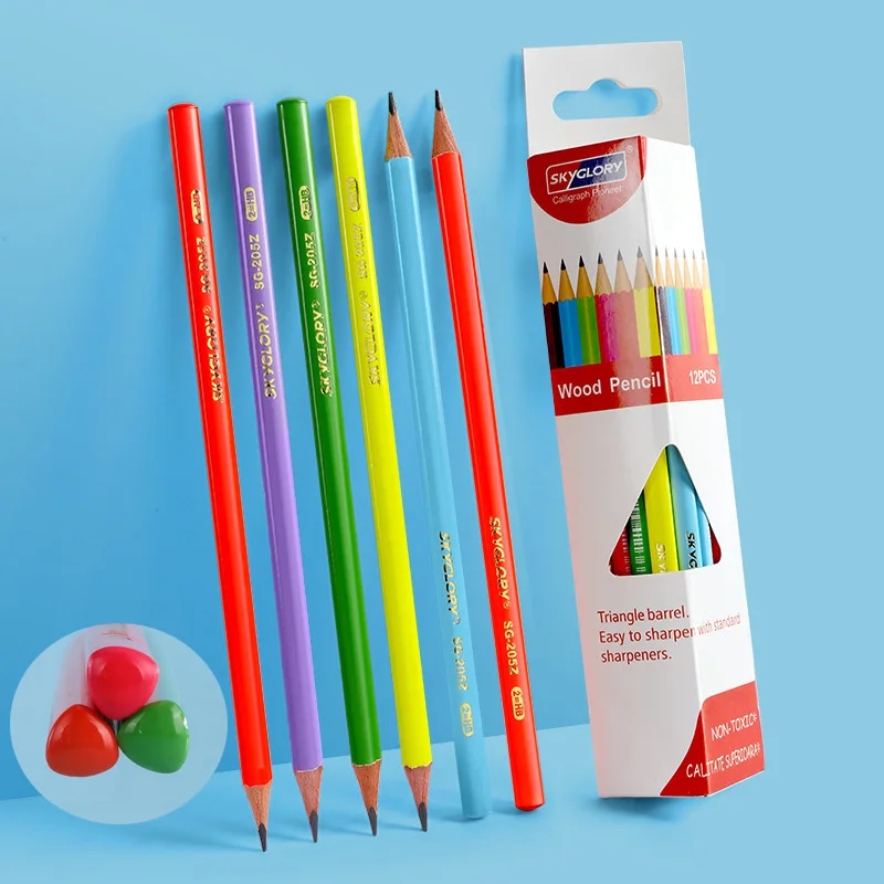 

12 шт., чёрные карандаши-штативы