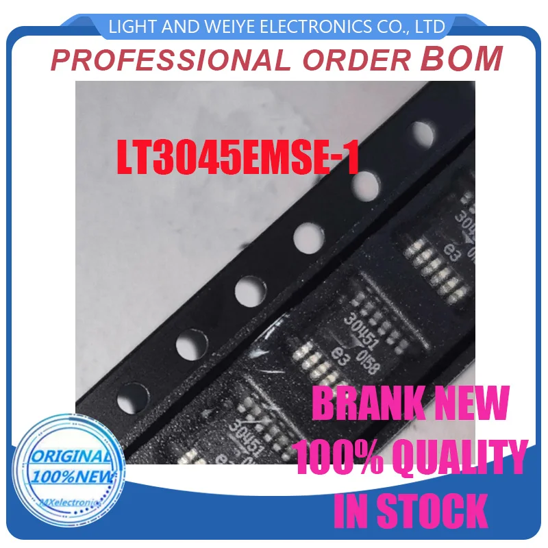 2-5pcs/lot LT3045EMSE-1#gmp LT3045EMSE-1#trpbf LT3045EMSE-1 LT3045 30451 MSOP-12 100% brand new