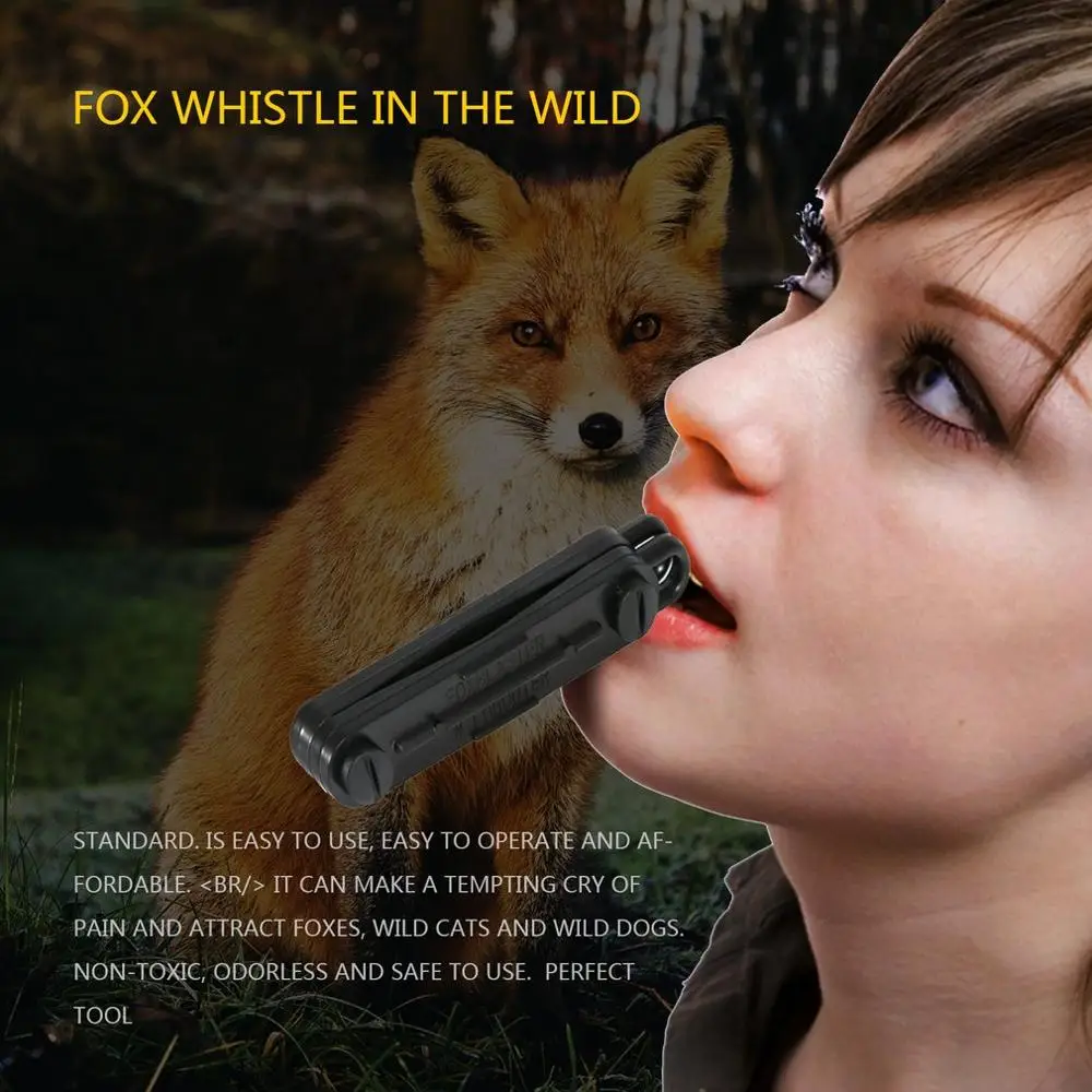 Outdoor Fox Down Fox Blaster Call Whistle Predator Hunting Tools campeggio Calling Rabbit Game Caller Animal Drop Shipping